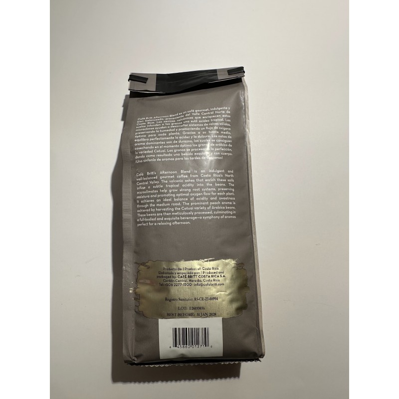 COSTA RICAN AFTERNOON BLEND COFFEE, WHOLE BEAN 300g COSTA RICAN AFTERNOON BLEND COFFEE, WHOLE BEAN 300g